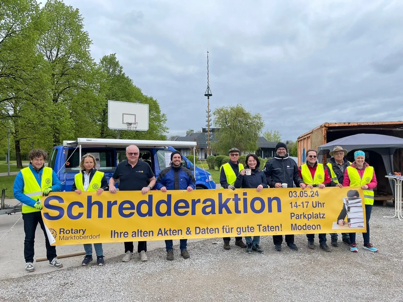 Alte Akten und Daten für gute Taten: Rotary und Dorr Aktenvernichtung